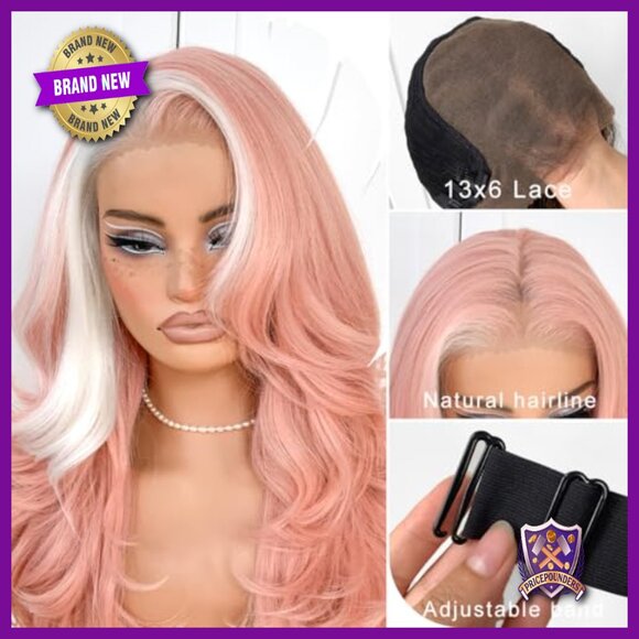 13x6 Glueless HD Lace Front Wig, Preplucked Synthetic Hair, Voluminous Layers main image 3